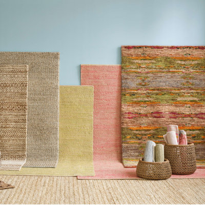 Quartz Ocean Handwoven Viscose/Cotton Rug
