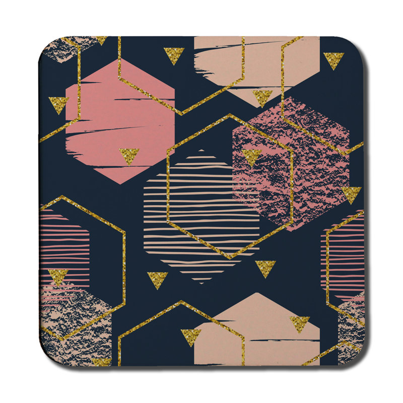 Square 6 Piece Coaster Set