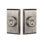 Nostalgic Warehouse New York Plate Double Cylinder Deadbolt