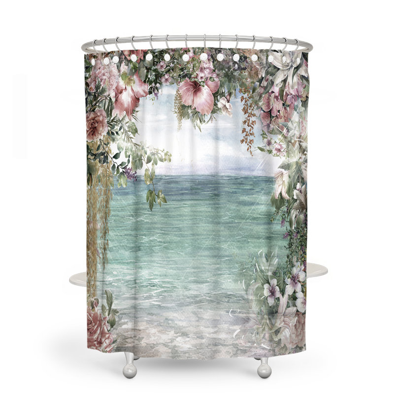 Hollen Shower Curtain, 93" H x 70" W