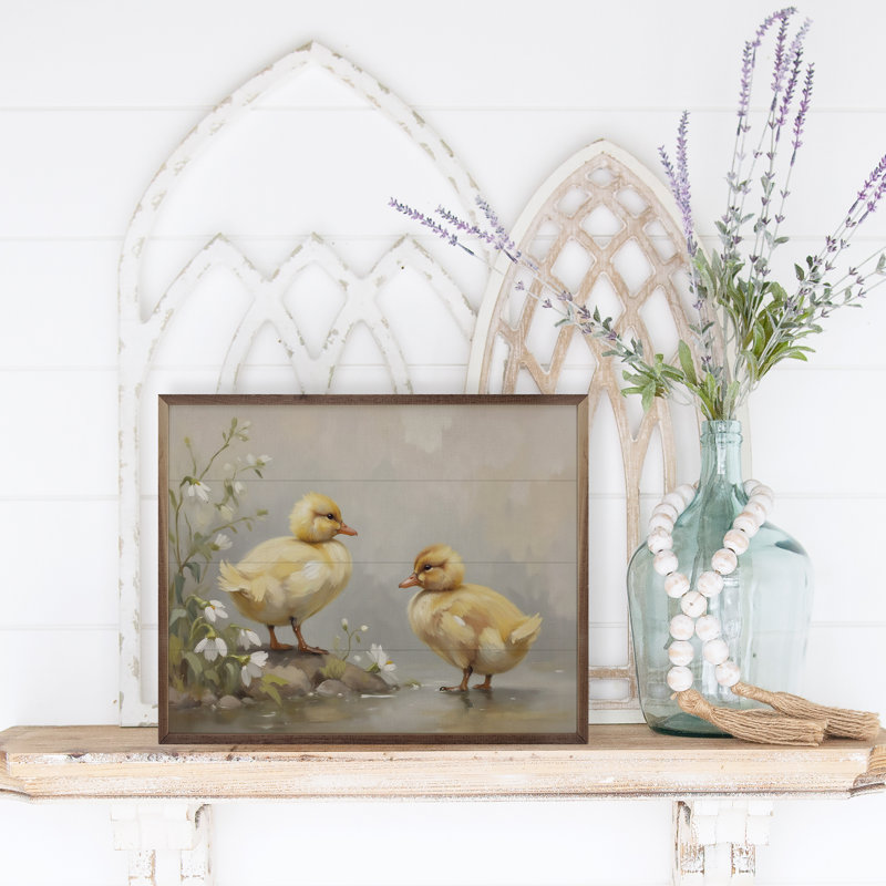 Ducklings, 24" H x 30" W