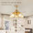 Isco Ceiling Fan with 5 Light Kit-1556495685