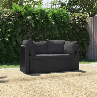 Canapé de patio rectangulaire avec coussins Sessa