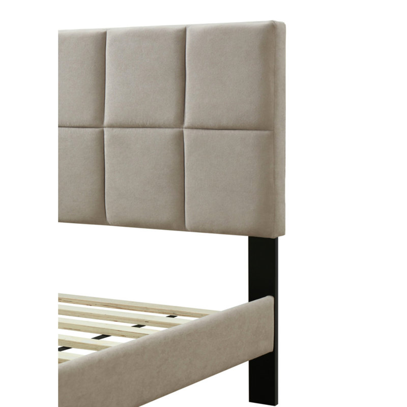 Charging Twin Sized Headboard Bed - Gray Square In A Box With &