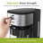 Sunvivi Iced Tea Maker With 3-Quart Pitcher, Iced Coffee Brewing Maker For Ground Coffee, Tea Bags, Loose Leaf Tea, 7 Cups Coffee Machines For Home, Strength Control For Flavor