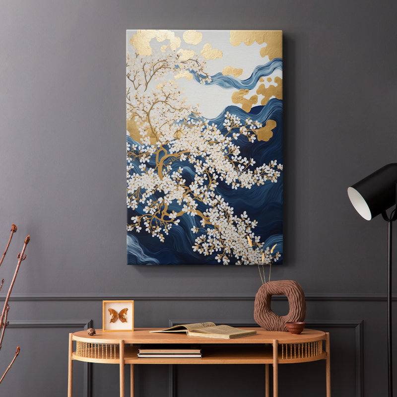 Paysages série CLxx - Toile tendue avec châssis de qualité supérieure - Prêt à être accroché, H 18 po x l 12 po