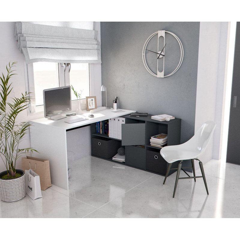 Cormach L-Shaped Writing Desk