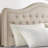Adjustable Headboard with Fine Linen Upholstery and Button Tufting for Bedroom-797980011-797980015
