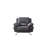 Upholstered Top Grain Leather Armchair-69725846