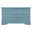Charmante commode traditionnelle sarcelle-1152917810