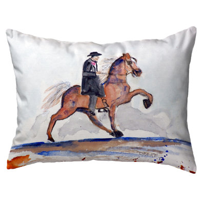 Outdoor Reversible Throw Pillow
