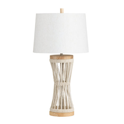 Lampe de table en corde