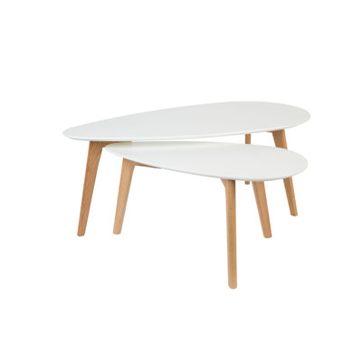 Drop Nesting End Table