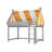 Twin Size Loft Bed with Canopy-1440089550