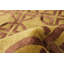 Tapis brun foncé / or clair à motif géométrique Checotah