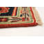Tapis zone en laine 10 pi 10 po x 9 pi 10 po one-of-kind à la main-noué la new age serapi