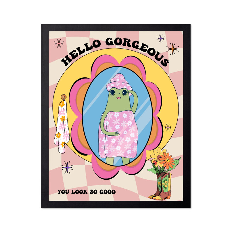 Hello Gorgeous No2, Sans cadre, Affiche, H 18 po x l 24 po