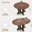 Extendable Round Dining Table-589651246