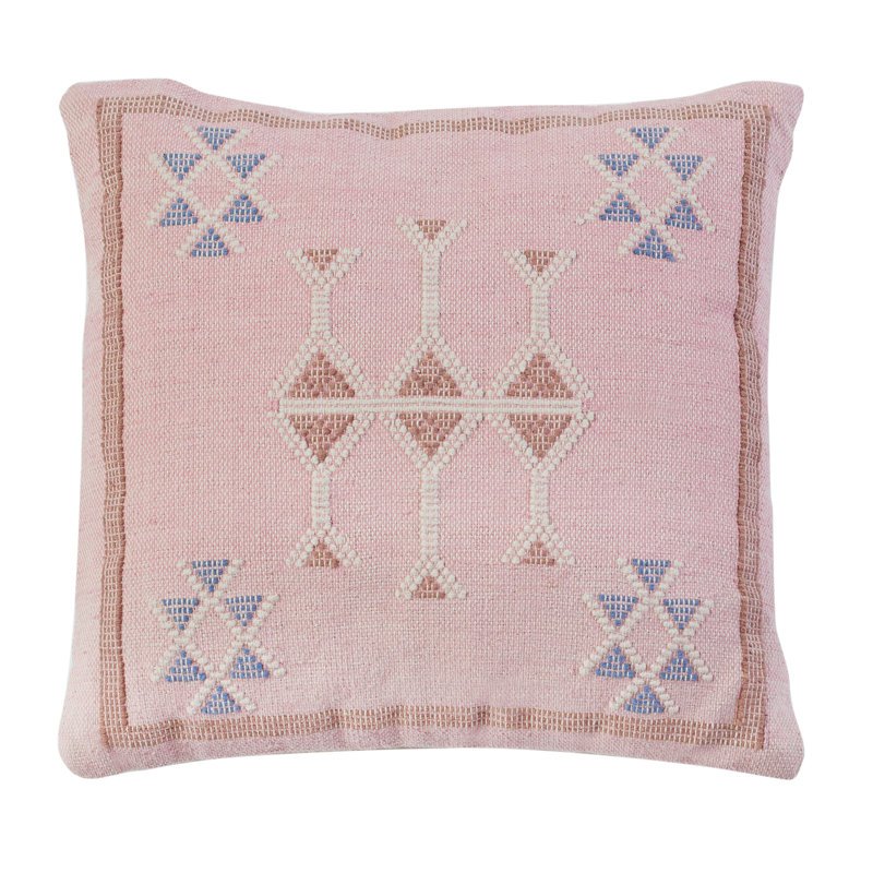 Aletha Geometric Cotton Throw Pillow