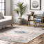 Tapis oriental tissé à la machine avec bords festonnés Hiott -732436192
