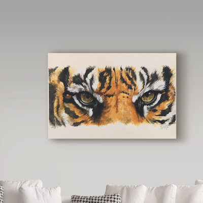 Adelphi 'Eye Catching Tiger' Oil Painting Print on Wrapped Canvas