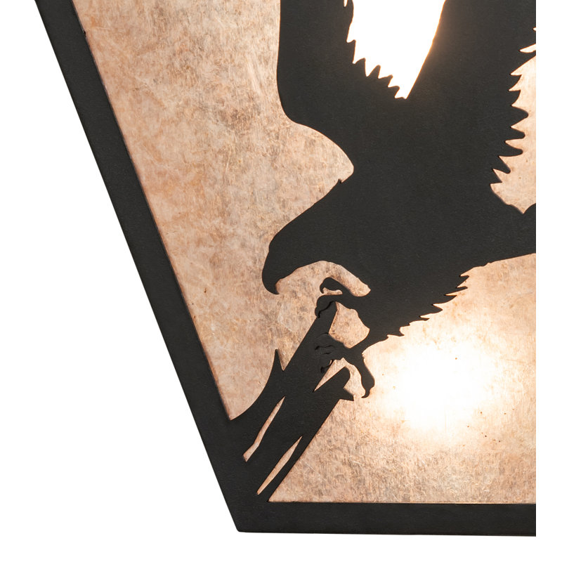 2 - Light Flush Mounted Sconce