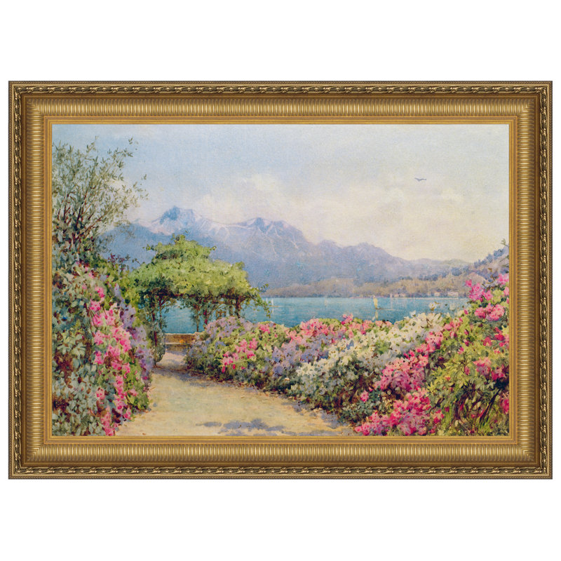 «By Ernest Arthur Rowe», reproduction d'art sur toile, H 18,75 po x l 23,75 po x P 1,875 po