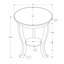 Table d'appoint, 2 niveaux, bout, lampe, table de chevet, ronde, table d'appoint, placage, traditionnel