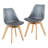 Pascal 19'' H Faux Leather Upholstered Side Chair-957268037