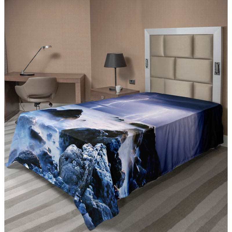 Drap-housse Ambesonne, Drap plat pour lit simple