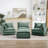 【2 Packages Shipping】Eyisean 102" Chenille Modular Sectional Sofa with Ottoman, 3-Seater L Shape Cloud Couch with Upholstered & Pillow, Comfy Sleeper Sofa for Living Room, Bedroom, Office, Easy Assembly-1043741546