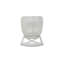 Chaise d'appoint Cleothis en blanc