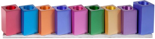 Anodized Rearrangeable Menorah