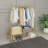 43.31'' Iron Rolling Clothing Rack-533284865