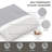 Outdoor Chair Cushions 2-Piece 20 X 23 + 23 X 24 In. Deep Seat And Backrest Cushion Set For Patio Furniture