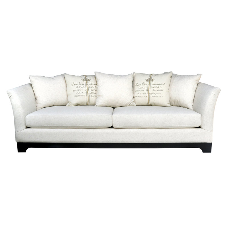 Pauleta Alaleh Transitional Sofa with Pillows