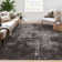 Machine Washable Rugs Oriental Floral Non-Slip Low Pile Rubber Backing Area Rug for Living Room Bedroom Kitchen Dining Room Dorm and Bedside Decor