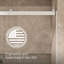 Levity Plus Less Sliding Shower Door, 81-5/8" H x 56-5/8 - 59-5/8" W, With 3/8" Thick Crystal Clear Glass-335228496