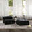 Cylar Tufted Velvet Slipper Chair-1376045058