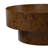 Handcrafted Burl Wood Round Coffee Table with Strudy Pedestal, Mid-Century Modern Solid Wood Coffee Table for Living Room-564966791-561136759
