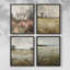"Vintage Landscape XXV III", 4 pièces sur papier-854809278-854809279