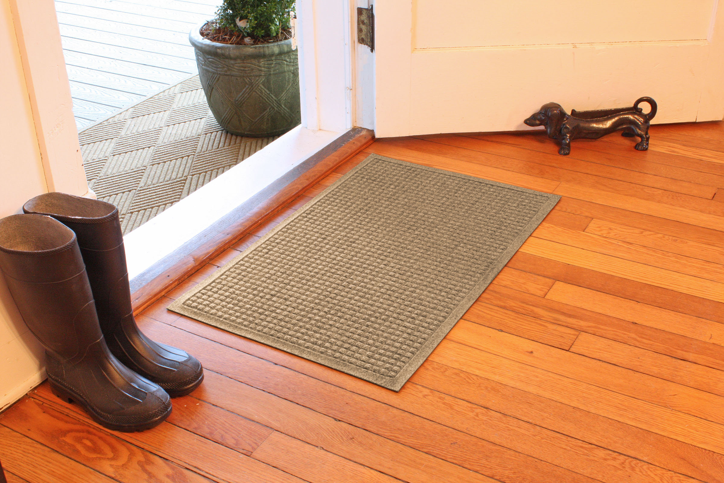 Matterly WaterHog Squares Indoor Outdoor Door Mat & Reviews Wayfair