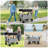 4-Seater Wagon Stroller with Push & Pull Handle, Adjustable Canopy, 5-Point Harness, Foldable-125367290-125367289