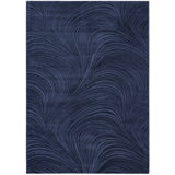 Central Park West Power Loom Polyester Abstract Area Rug in Ivory/Cream