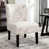 Beige/Taupe Text Polyester Blend