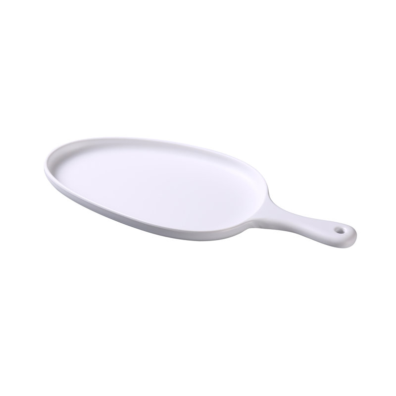 Poêle à frire en mélamine Moderne YancoMelamine, Blanc, 7.5"