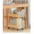 20.08'' H x 17.72'' W Book Cart with Wheels