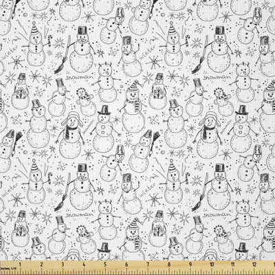 Deirra Christmas Snowman Multi-Purpose Fabric