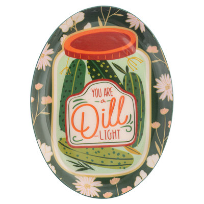 Enamel Trays  Oval Pickles