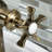 Kingston Brass Fuller Single-Handle 1-Hole Deck Mount Bathroom Faucet with Push Pop-Up and Deck Plate-66069201-69976283